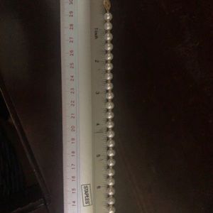 7” Pearl bracelet with 14k gold clasp / spacers
